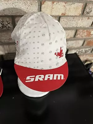 Sram Short Brim / Bill Cycling Hat (Vintage?) Made In Italy  • $29.99