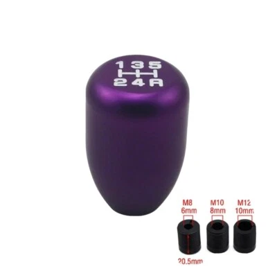 $24.95 • Buy Universal 5 Speed Car Manual Gear Stick Shift Shifter Lever Knob Aluminum AU