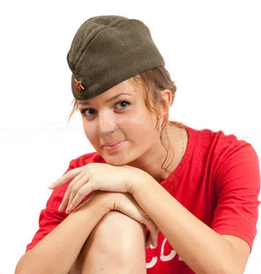 £16.48 • Buy Soviet Soldier Russian Ussr Army Pilotka Military Uniform Field Hat Red Star