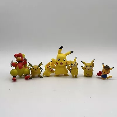 Pokémon Pikachu Raichu Magmar Psyduck Lot Of 7 Tomy Jakks Action Figure Toy • $21.24