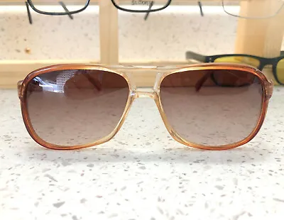 Vintage 1970s  Double Bridged Sunglasses MODEL  SENATOR   Size: 56-20-145 • $26.99