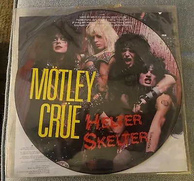 Motley Crue Helter Skelter Original LP Picture Disc W/insert 1984 • $45