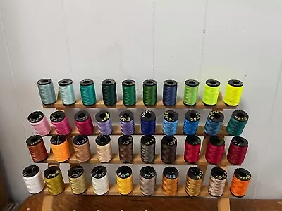 Isacord 100% Poly Embroidery Thread 40 Spools - Lot # 12 • $20