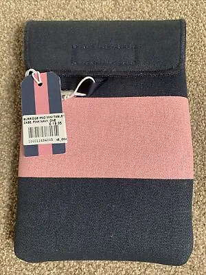 New With Tags Jack Wills Mini Ipad Tablet Case Pink Blue • £9
