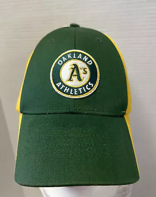 Oakland Athletics A's Mesh Nike Hat Cap MLB Baseball Green White Yellow OSFA • $11.99