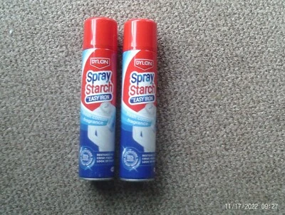 £4.95 • Buy 2 X DYLON Spray Starch With Easy Iron - Fresh Cotton Fragrance  300ml
