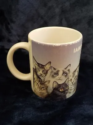 Vintage Iams Cat Food Advertising Coffee Mug Ceramic • $8