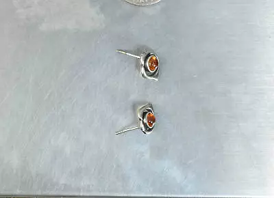 CrazieM 925 Silver Vintage Southwest Estate Stud Post Earrings 2.3g X11 • $0.99