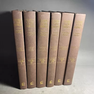 Thru The Bible With J. Vernon McGee - Hardcover 7 Volume Complete Set / FTH • $85.24
