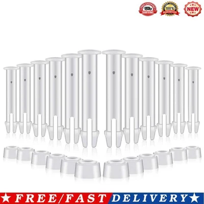 $13.74 • Buy 12 Packs Replacement Plastic Pool Joint Pins W/ Rubber Seal For Intex Pool Parts