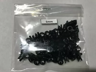 $7.99 • Buy 100 PC Black Plastic 5mm LED Clip Holder Display Mount Cases USA