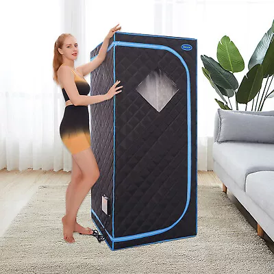 Portable Infrared Sauna Tent Full Body Saunas 4 Heating Panel 700W For 1 Person • $199.99