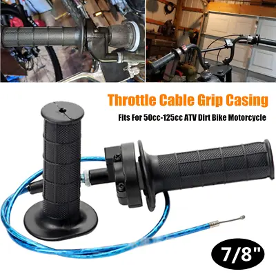 $23.43 • Buy Universal Throttle Grip Casing Cable Kit For 50cc-125cc ATV Dirt Bike Motorcycle