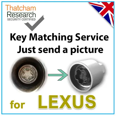 For LEXUS Security Master Locking Lock Wheel Nut Key Bolt UK Matching LWNK OEM • $31.10