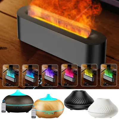 550ml Essential Oil Aroma Diffuser Mist Humidifier Air Purifier Ultrasonic LED  • £13.59