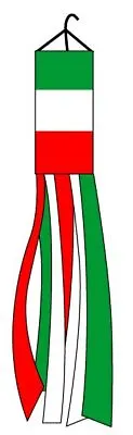 Italy Italian Windsock Polyester 60 Inch Garden Outdoor Wind Sock Decoration • $8.88