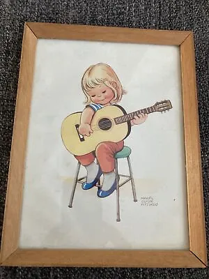 Mabel Lucie Attwell Print Framed • £10