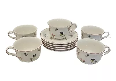 5 Villeroy & Boch Petite Fleur Cups & Saucers - Porcelain Luxembourg  • $59