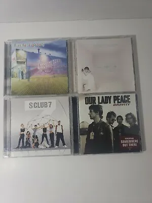 Lot Of 4 CDs S Club 7 Five For Fighting Our Lady Peace Hoobastank • $9.99