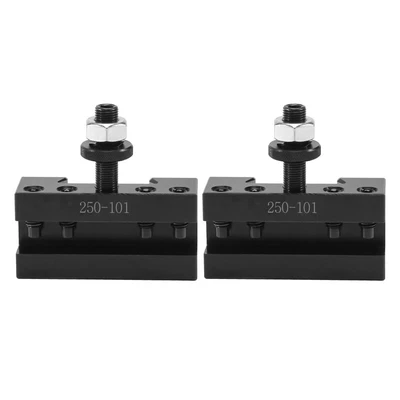 $38.80 • Buy 2PCS  Change Turning And Facing Holder 250-101 For Lathe Tool Post Holder D6V8h