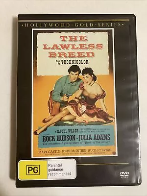The Lawless Breed 1952 DVD Rock Hudson Julia Adams Used But Like New See Pics • $2