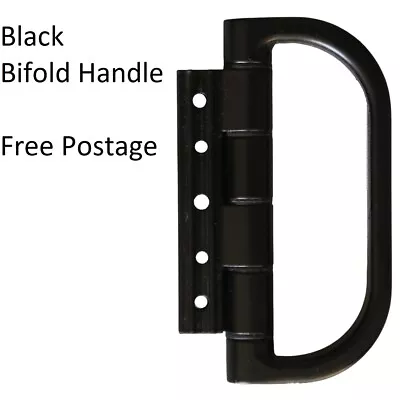 Bifold Pull Door Handle Black D Hinge Patio Slide BiFolding Internal Bi Fold • £21.35