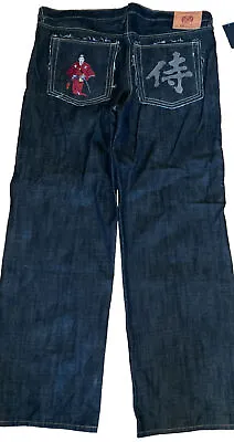 Red Monkey Company Designer Embroidered Jeans Martin Ksohoh Size 44 • $179.97