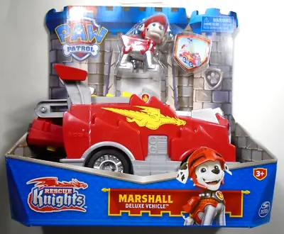 Nickelodeon Paw Patrol Rescue Knights Marshall Deluxe Vehicle • $17