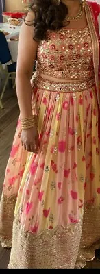 £218 • Buy Georgette Lehenga Choli Bollywood Party Wear Designer Wedding Women Lengha RC
