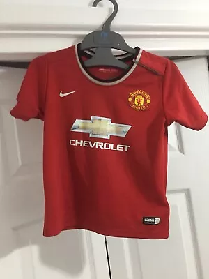 Manchester United Football Shirt Kids Baby 24-36 Months 2014 Nike Used Mata 8 • $12.45