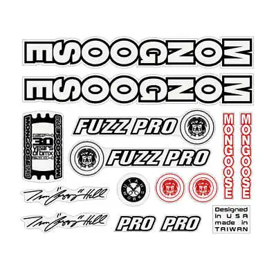 Mongoose - 2004 Fuzz PRO - Decal Set - Old School Bmx • $88