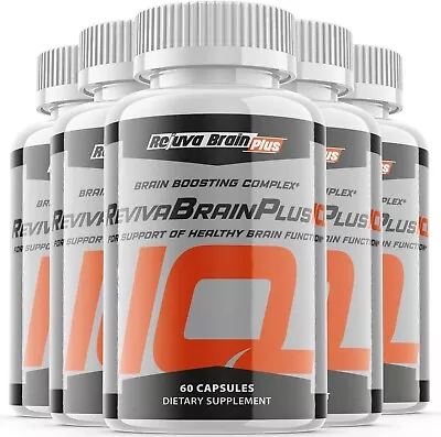 (5 Pack) Brain Plus IQ Supplement Pills - Brain Productivity Support - 300 Caps • $69.78