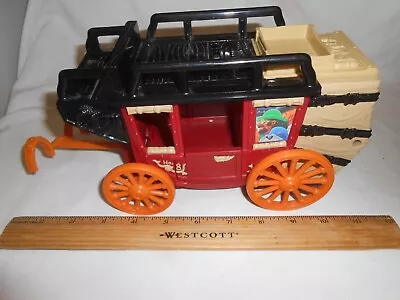 Kids Vintage Fisher Price Western Cannonball Stag Coach Shoots Red Cannon Ball • $12.74