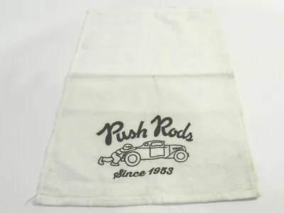 Vintage Push Rods Since 1953 Towel Garage Car Club Display Pre-owned  • $15.98