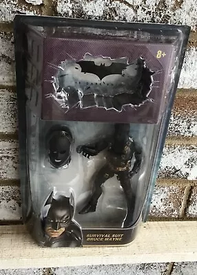 The Dark Knight Batman Survival Suit Bruce Wayne Movie Masters Figure Mattel NEW • $29