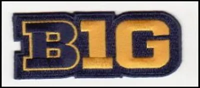 Michigan Big Ten Patch Navy Jersey Ncaa College Football  Basketball 2016/17 • $11.95