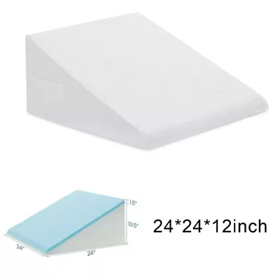 24*24*12inch Memory Foam Bed Wedge Pillow With Washable Cover & Triangle Pillow • $30.99