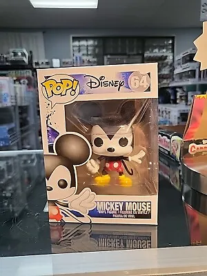 Funko Pop! Disney Epic Mickey Mouse (w/ Paintbrush) #64 Mint Ships W/ Protector • $299.95