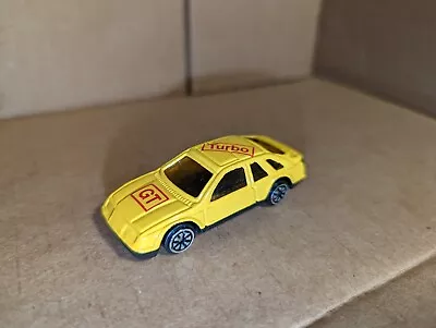 Ford Sierra Merkur XR4Ti GT Turbo Yellow Die Cast Toy Car • $14.70