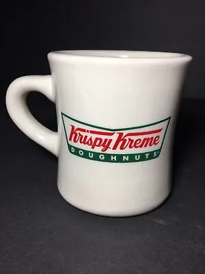 Retro Diner Style Krispy Kreme Doughnuts Coffee Mug Cup Restaurant Ware Heavy • $14.44