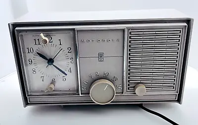 Motorola Clock Radio 50s Vintage Retro Mod Clock Mid Century Modern MCM • $159