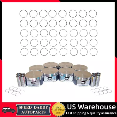 Engine Pistons W/Rings Set For 99-07 Chrysler Dodge Jeep Mitsubishi SOHC V8 4.7L • $118.95