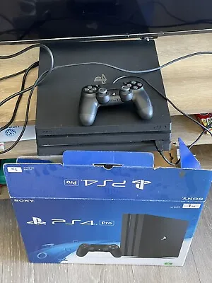 $250 • Buy Sony PlayStation 4 Pro 1TB Console - Jet Black + One Game