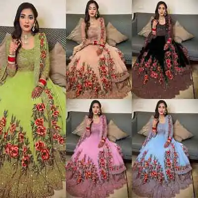 $71.49 • Buy Party Wear Indian Lengha New Wedding Pakistani Bollywood Designer Lehenga Choli