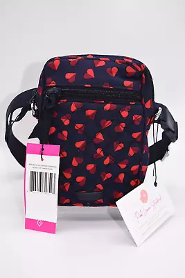 Vera Bradley RFID Convertible Crossbody Bag In Sweet Hearts • $25.48