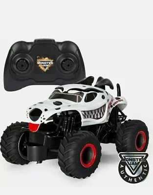 Monster Jam RC Dalmatian Monster Mutt Remote Control Truck 1:24 Scale • $24.95