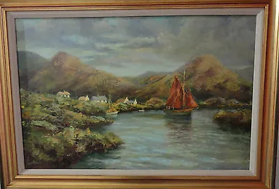 Large Original Landscape Oil Painting By Irish Artist Paul O' Flaherty  • £150