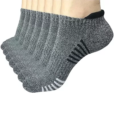 7 Pair Mens Low Cut Ankle Breathable Cotton Cushion Athletic Running Sport Socks • $14.99