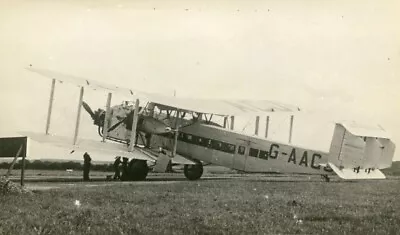 Imperial Airways Argosy II G-AACJ 'City Of Manchester' - Original Sepia Photo • £1.50