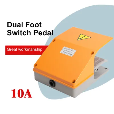 Dual Foot Switch Pedal Switch For Lathes Industrial Equipment Foot Pedal Switch • £24.02